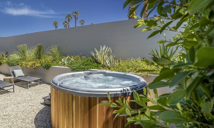 Desert Hot Springs House | Spa-Zone's 'Designer Oasis' with Chill Desert Vibe