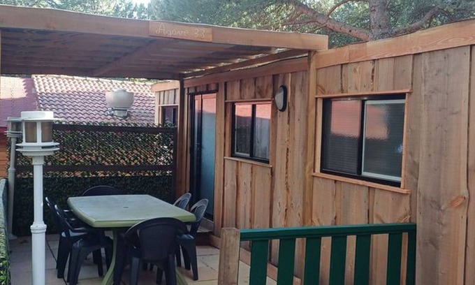 Sournia House | Spacious 39m² mobile home with terrace, 3 bedrooms, 6 people