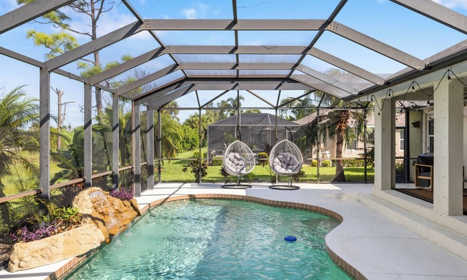 Pinehurst House | Spacious 4-bedroom house in charming Rotonda West with AC, WiFi, and Heated Pool