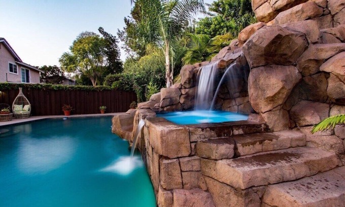 North Pacific Beach House | Spacious 6 Bedroom Vacation Home with Waterslide & Heated Saltwater Pool