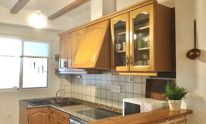 Sot de Ferrer Cottage | Spacious and comfortable apartment, 3 bedrooms, 2 bathrooms, living room with fireplace