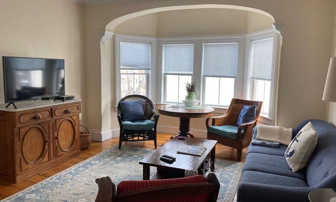 Greenport Apartment | Spacious apartment, 3 blocks to downtown and steps to fishing pier.