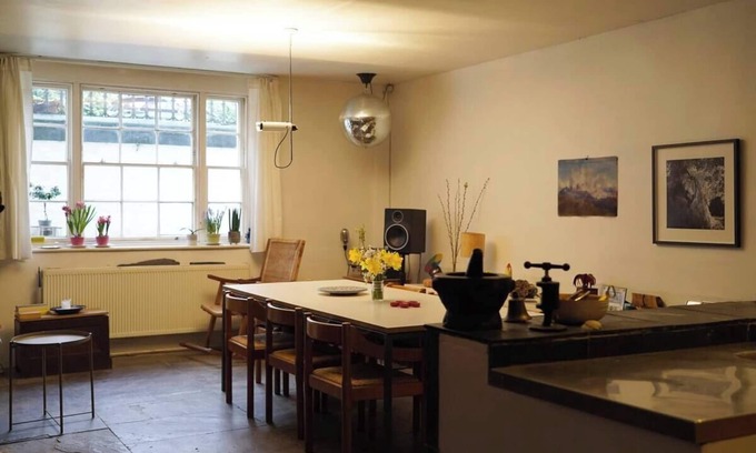 Liverpool Apartment | Spacious bedroom in characterful period flat.
