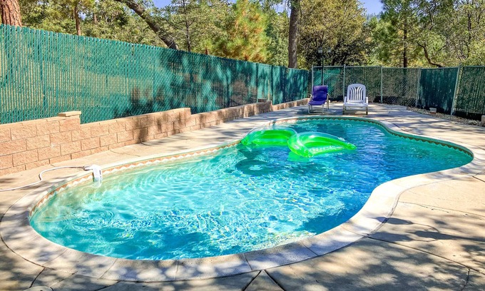 Arrowbear Lake House | Spacious, classic home near skiing - fireplace, game room & summer seasonal pool
