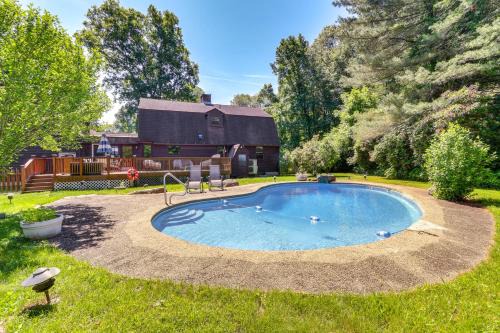 East Haddam House | Spacious East Haddam Retreat with Private Pool!