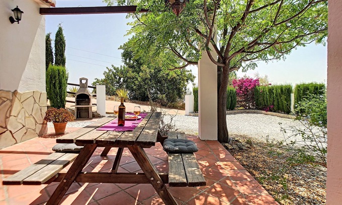 Canillas de Aceituno House | Spacious vacation home, adjacent to natural park, with shared pool