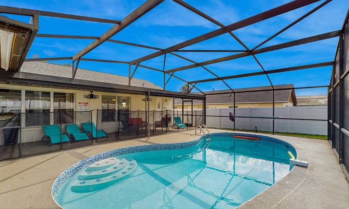 Indian Ridge House | Spacious home heated pool, close to theme parks and enclosed yard