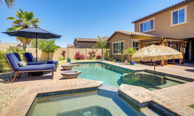 Montecito in Estrella House | Spacious Home w/Backyard Oasis in Goodyear!