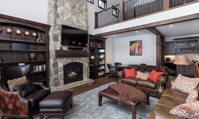 Whitefish Apartment | Spacious Home w/Resort Amenities l Full Kitchen, Nature Trails & Fireplace