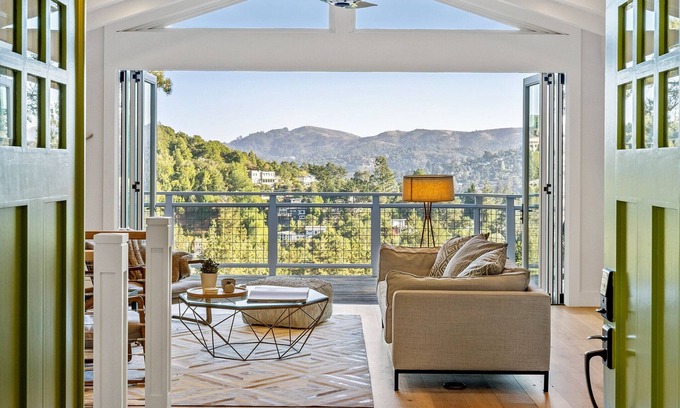 Mill Valley House | Spacious Modern Farmhouse. A private oasis for a fantastic vacation!