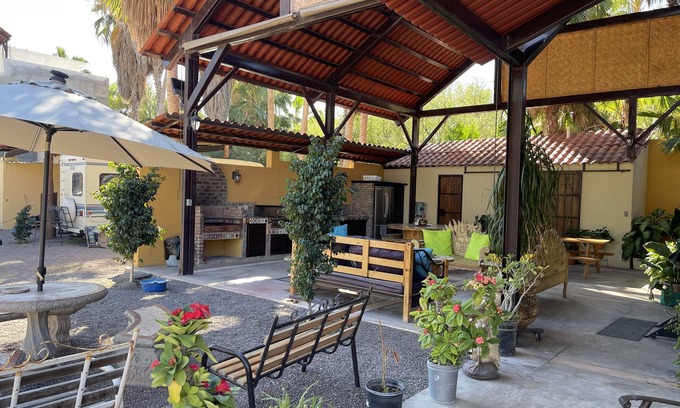 Loreto House | Spacious Palapa half a block of waterfront.