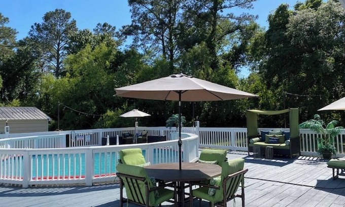 Conway House | Spacious Poolside Retreat - Close to Area Beaches