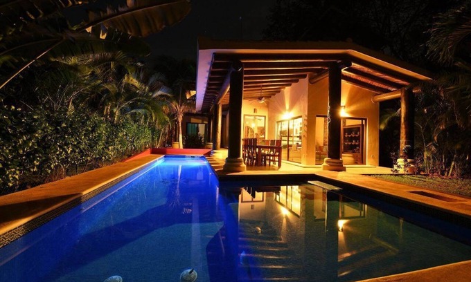 Puerto Aventuras Villa | Spacious Private Villa with Pool Backing to Golf Course Beach Only Minutes Away