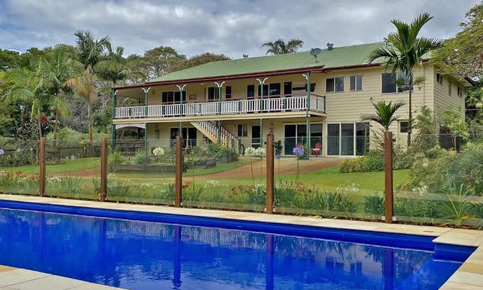 Amity Point House | Spacious residence with sparkling inground pool. Only 100 metres to the beach