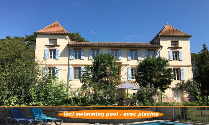 Lisle-sur-Tarn House | Spacious room with swimming pool (Toulouse-Albi)