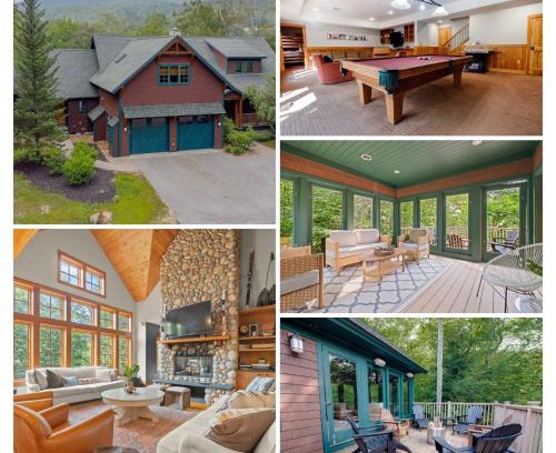 Lincoln House | Spacious Ski Haven Pool Table Grand Fireplace!