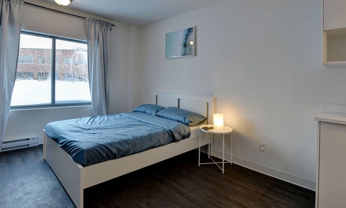 Laval Apartment | Spacious studio in Laval, near place bell, free parking, downtown laval