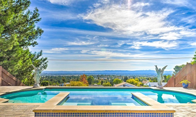 Sylmar House | Spacious Villa w/ Great Views & Heated Spa!