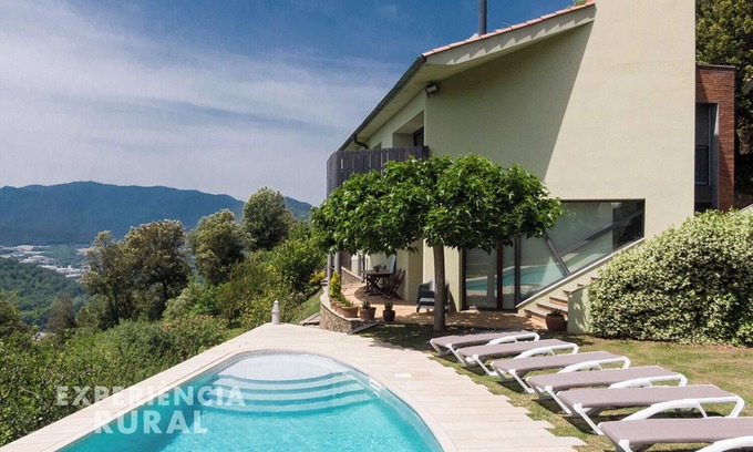 Sant Joan les Fonts House | Spectacular house with huge garden, panoramic pool and dream views.