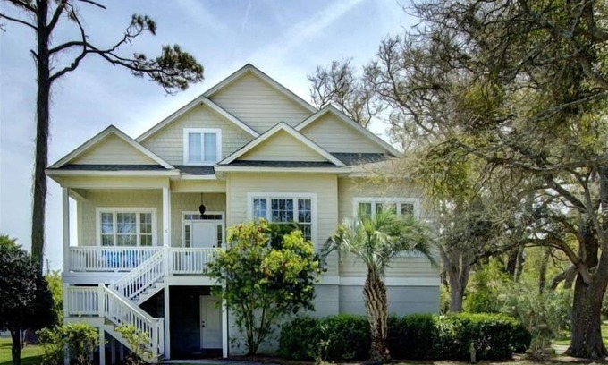 Jekyll Island House | Spectacular Sunrise - beautiful home with pool and steps away from beach