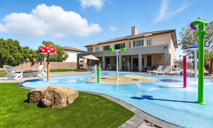 Chandler House | Splash Canyon - Splash Pad & Tons of Games - Gym