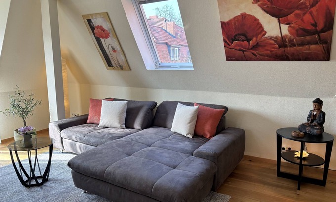 Erfurt Apartment | Stadtpark-Oase* | quiet | central | balcony | sauna