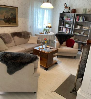 Vindeln Apartment | Stay in Skogmästarvillan Hear the roar of the Vindelälven river