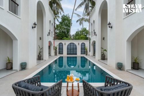 Calangute Villa | StayVista at Roźe Home with Open Terrace, Pool & Pet Friendly