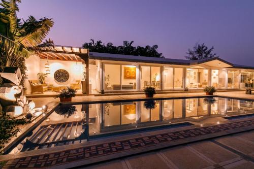 Kune Village Villa | StayVista's Le Sutra Great Escapes - Geometrica - Artistic Rooms, Mountain View, Pool, and Gazebo Retreat