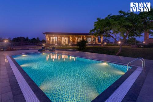 Palghar Villa | StayVistas Nyra Farms - Hill-view villa with Pool, Indoor & Outdoor games, & Lawn with Gazebo