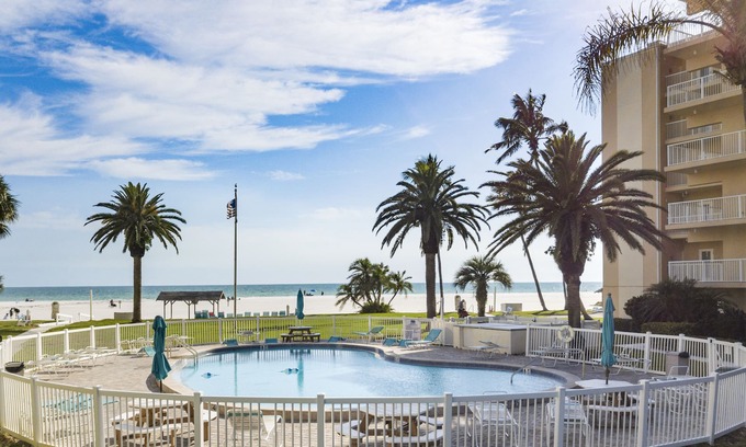 Siesta Key Condo | Steps away from the #1 beach! Spectacular views on the GIANT balcony!