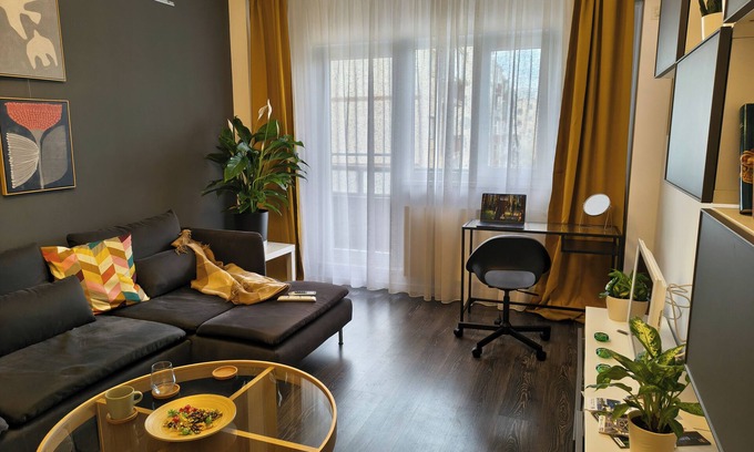 Timisoara Apartment | Student Grey Apartment w/Full ammenities. Spacious 2 room Balcony