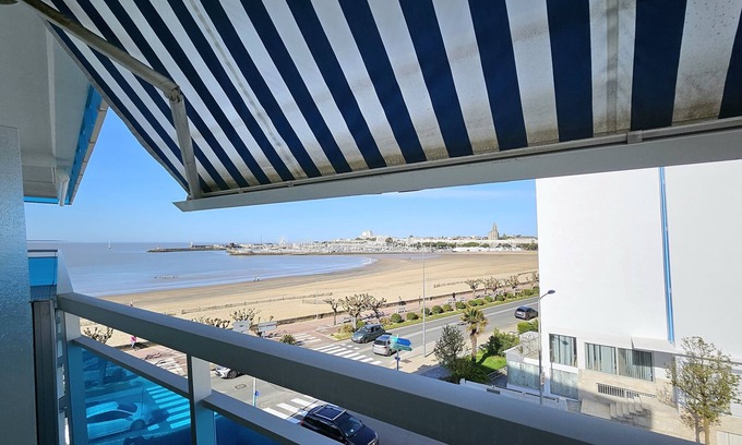 Royan Apartment | Studio 3pers, vue Mer, Local à Vélo
