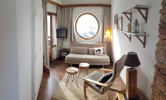 Avoriaz Apartment | Studio 4 P ideally located with magnificent view