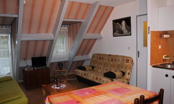 Cauterets Apartment | studio 6 people, 34 m², 5 th with lift, mountain view