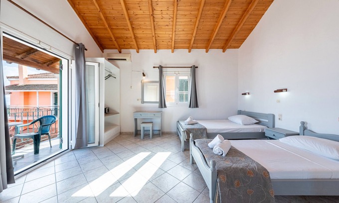 Kavos House | Studio Apartment 'Kavos Panorama 117' with Sea View, Wi-Fi