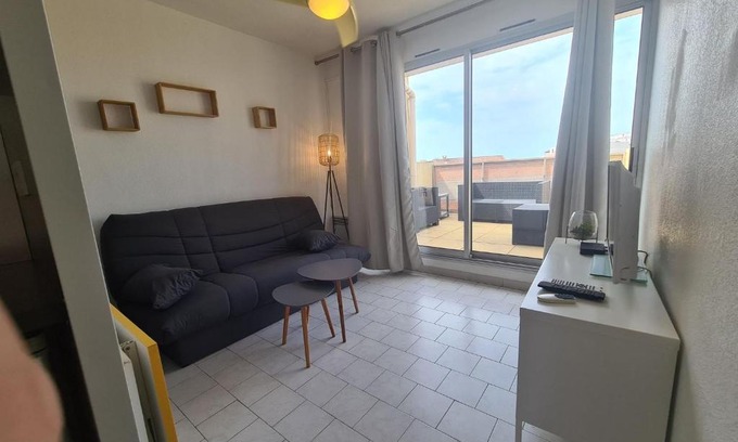 Cadereau Apartment | Studio avec Terrasse proche Centre Ville