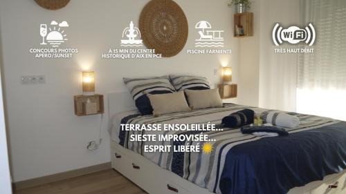 Eguilles Apartment | Studio Business Wi-Fi 7 TVA Proche zones LesMilles La Duranne Aix TGV