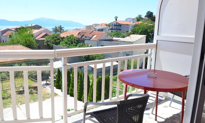 Gradac Apartment | Studio flat with balcony and sea view Gradac, Makarska (AS-13681-b)
