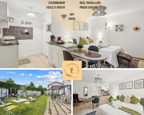 Miplaine Apartment | Studio garden and serenity, near Eurexpo and GroupamaStadium