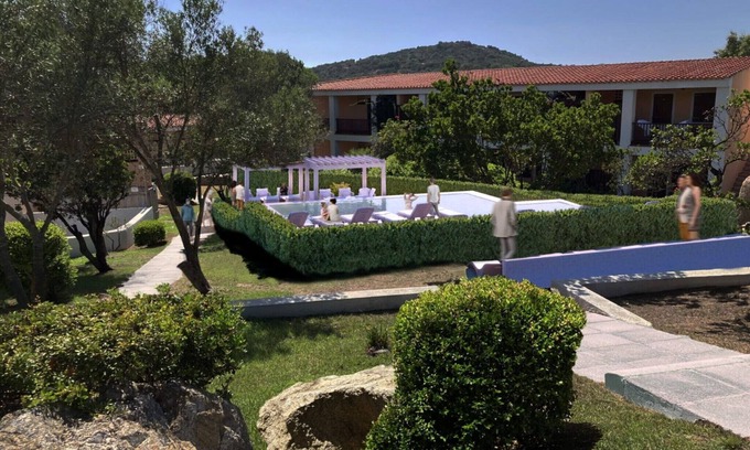 Costa Serena Apartment | Studio in Ferienanlage auf Sardinien