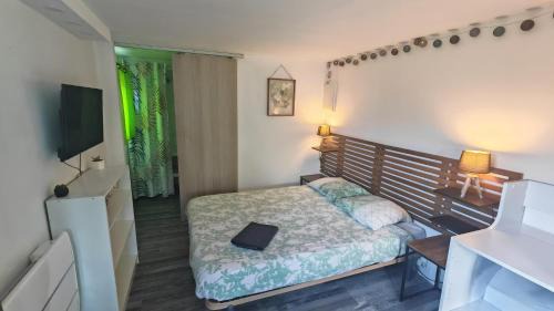 Bourges Apartment | Studio Marmotte, quartier marais, terrasse en rez de jardin, matelas confort
