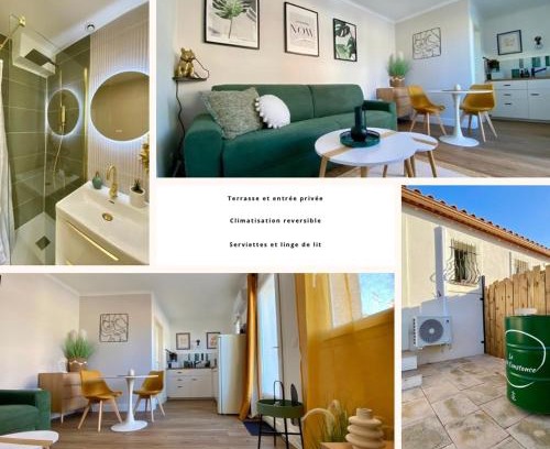 Aigues-Mortes Apartment | Studio pour deux avec terrasse aux portes de la Camargue