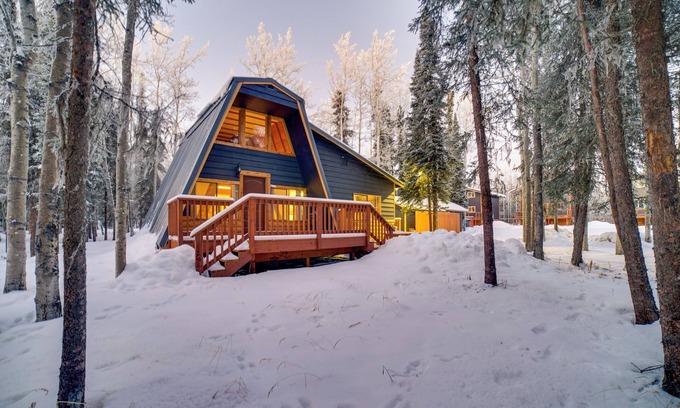 Funny River Apartment | Studio Steps to Kenai River w/Fire Pit!