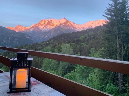 Saint-Gervais-les-Bains Apartment | Studio Turquoise quartier Grattague vue MontBlanc