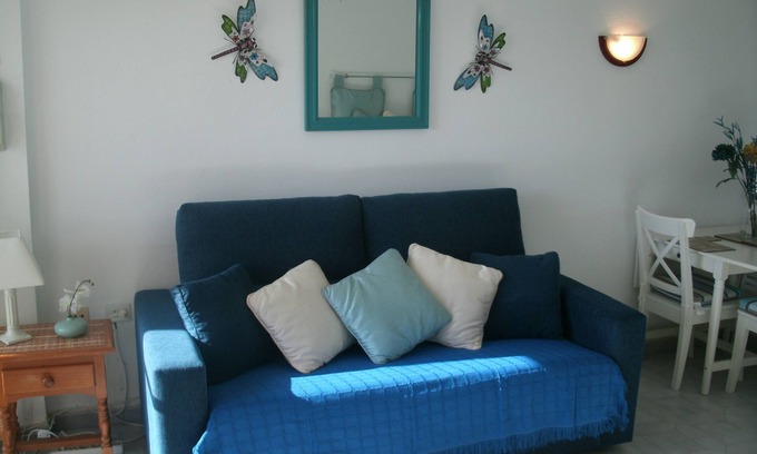 Benalmadena Costa Apartment | Studio With Pool, Garden And Sea Views
