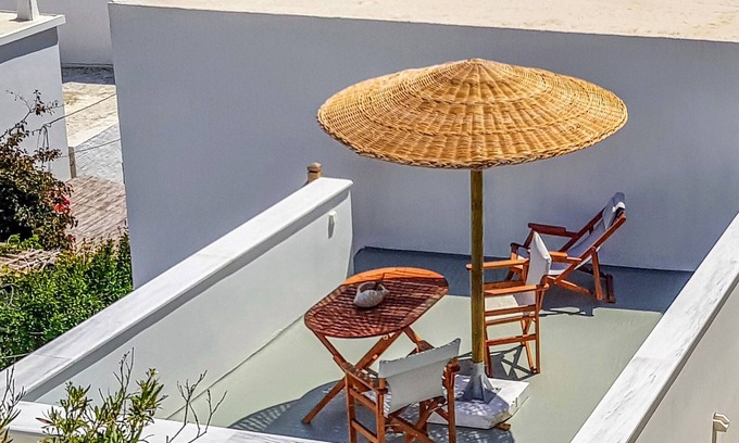 Panormos House | Studio With Rooftop Terrace | Close To The Sea