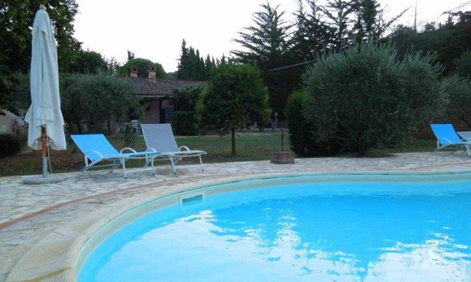 Panicale Villa | Stunning private villa for 8 guests with private pool, WIFI, TV, pets allowed and parking