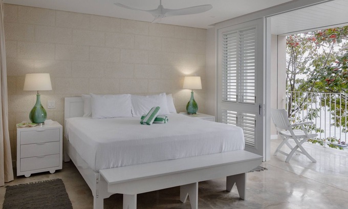 Clinketts Villa | Stunning 3BR beachfront property, w/private steps to the beach