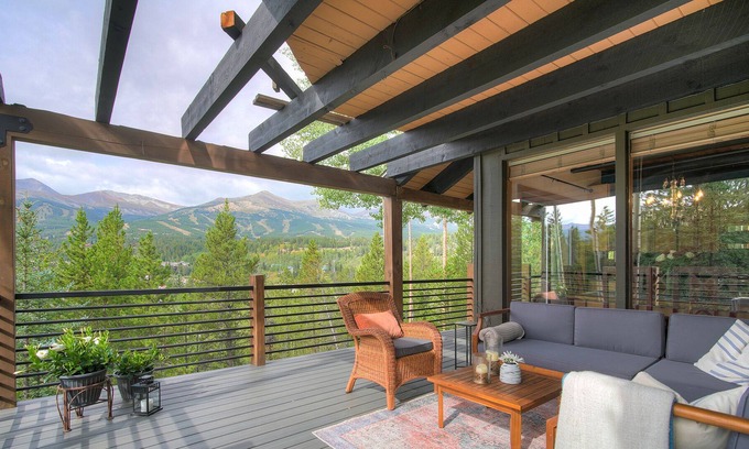 Weisshorn House | Stunning Breckenridge home with ski area views from almost every room!